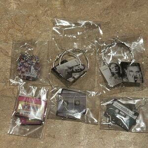Set of 6 Taylor Swift Eras Tour Design Dangle Earrings